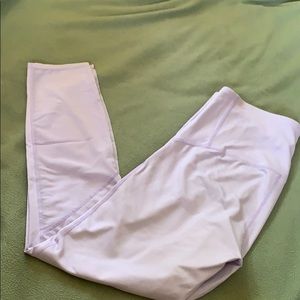 Lavender shimmer mesh leggings!